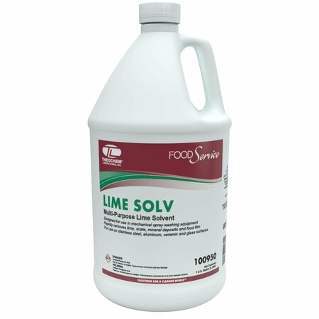 THEOCHEM LIME SOLV - 4/1 GL CASE, Lime Solvent Remover, 4PK 100950-99990-7G